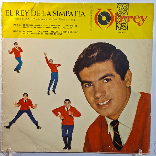 lp Pepe Miranda El Rey De La Simpatia made peru 1965 latin rock
