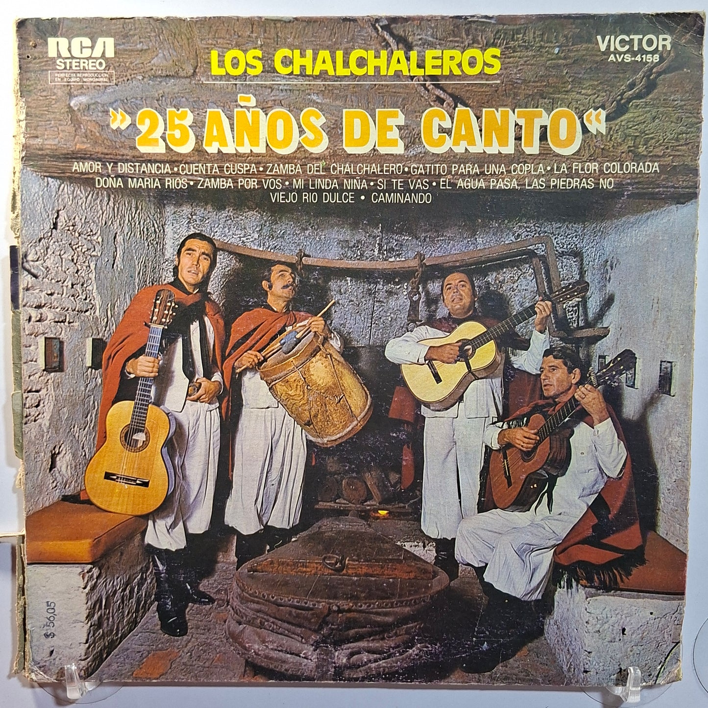 lp Los Chalchaleros 25 Años de Canto made argentina 1967 gatefold latin folk