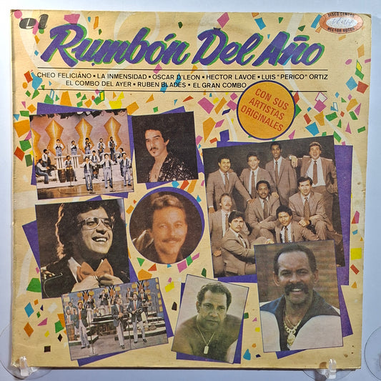 lp el Rumbon Del Año Hector Lavoe Ruben Blades Cheo Feliciano varios made peru 1984 latin salsa