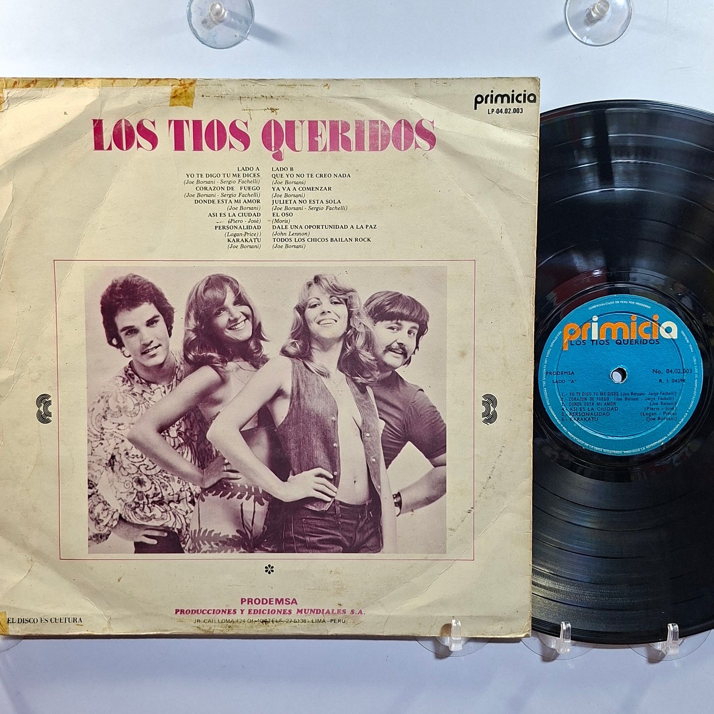 lp Los Tios Queridos Los Tios Queridos made peru 1970 latin pop