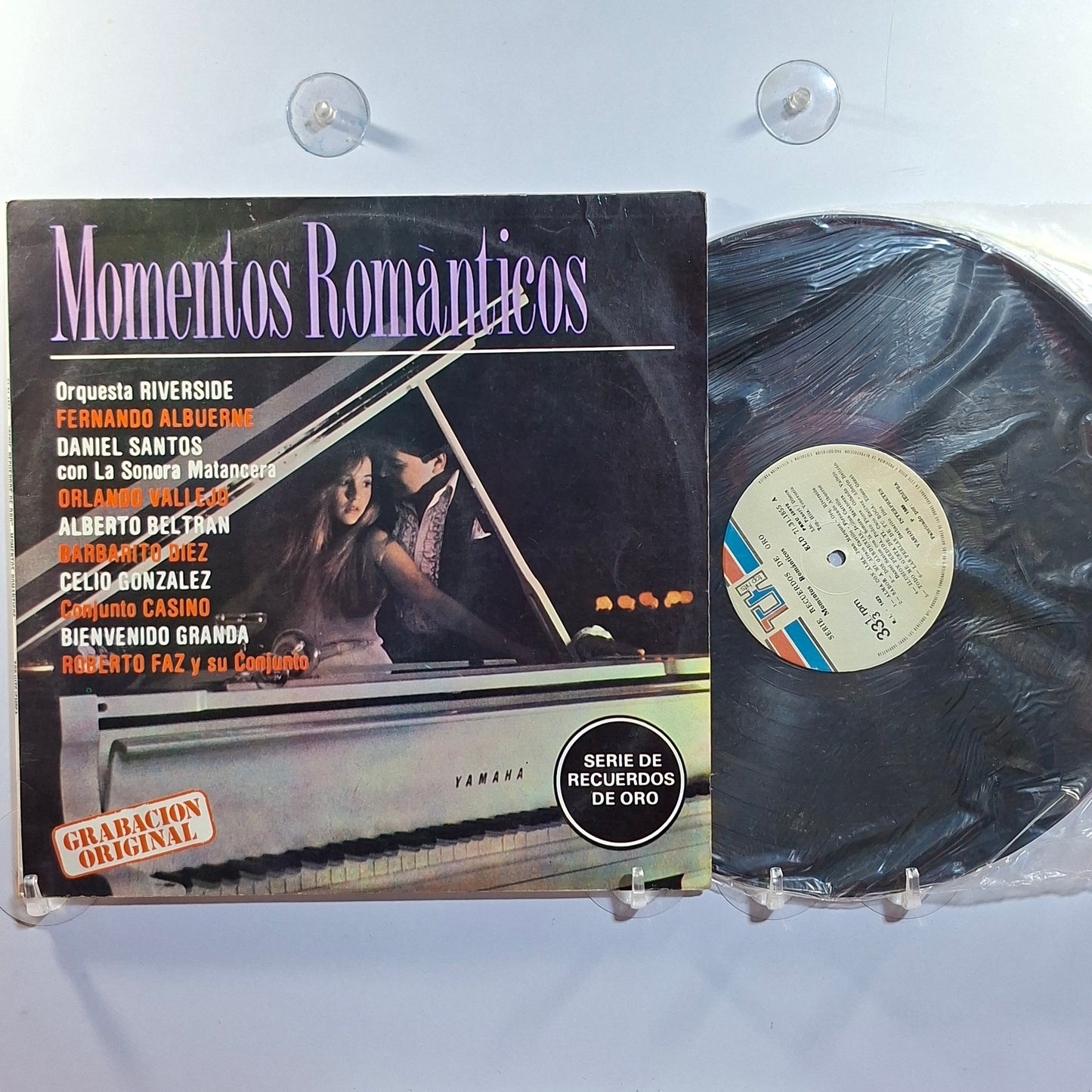 lp Momentos Romanticos Daniel Santos Alberto Beltran Conjunto Casino varios made peru 1989 sellado latin bolero