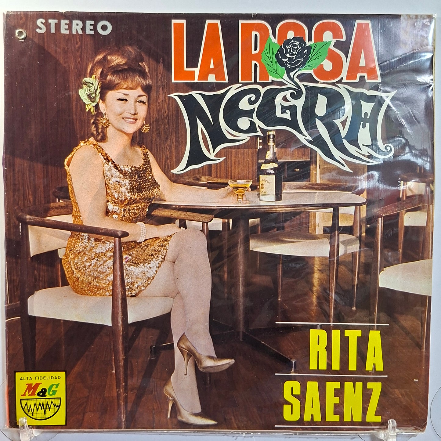 lp Rita Saenz La Rosa Negra made peru 1968 latin rock go go