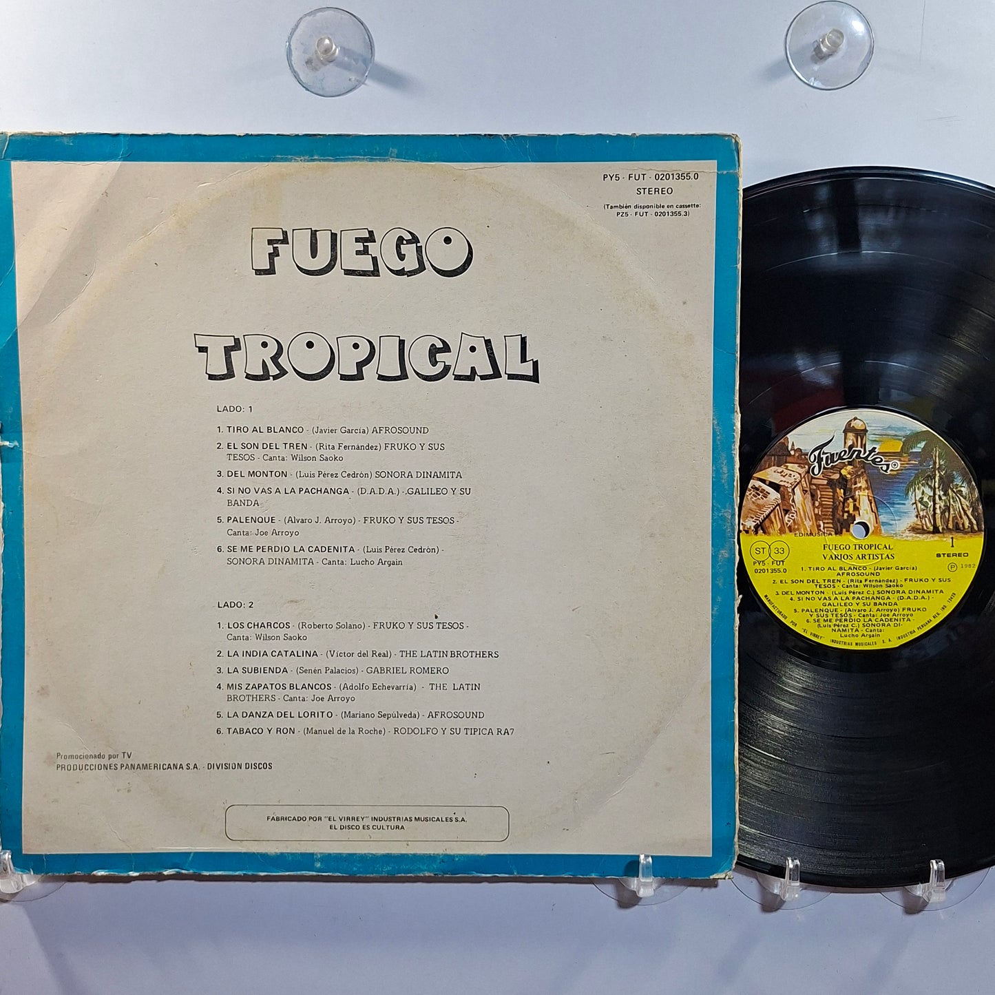 lp Fuego Tropical The Latin Brothers Fruko Y Sus Tesos La Sonora Dinamita varios made Peru 1982 latin cumbia