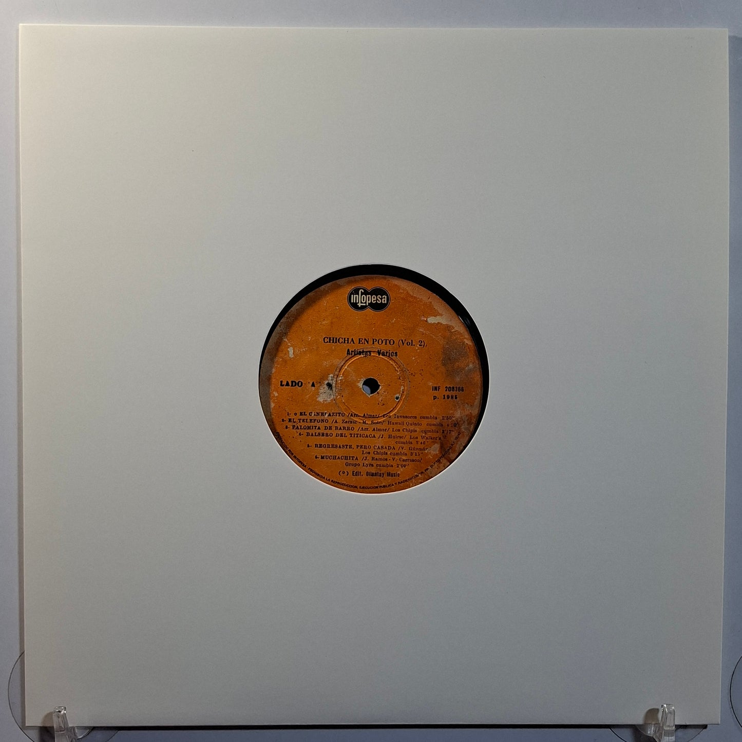 lp Mas Chicha en Poto Vol 2 Los Walker's Grupo Lyra Los Invasores varios made peru 1985 latin cumbia