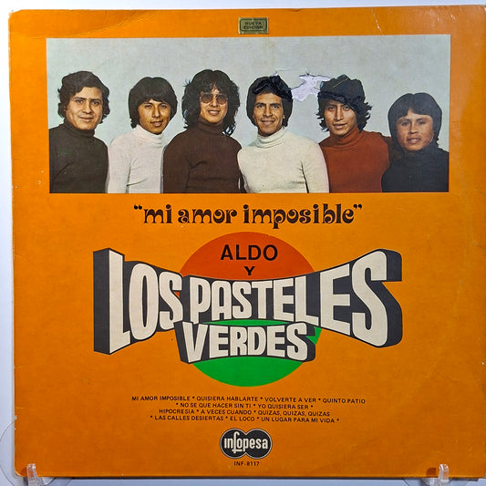 lp los pasteles verdes mi amor imposible made peru 1977 latin pop