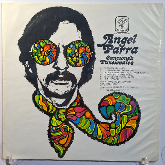 lp Angel Parra Canciones Funcionales Angel Parra Interpreta A Atahualpa Yupanqui made chile 1969 latin protesta folk