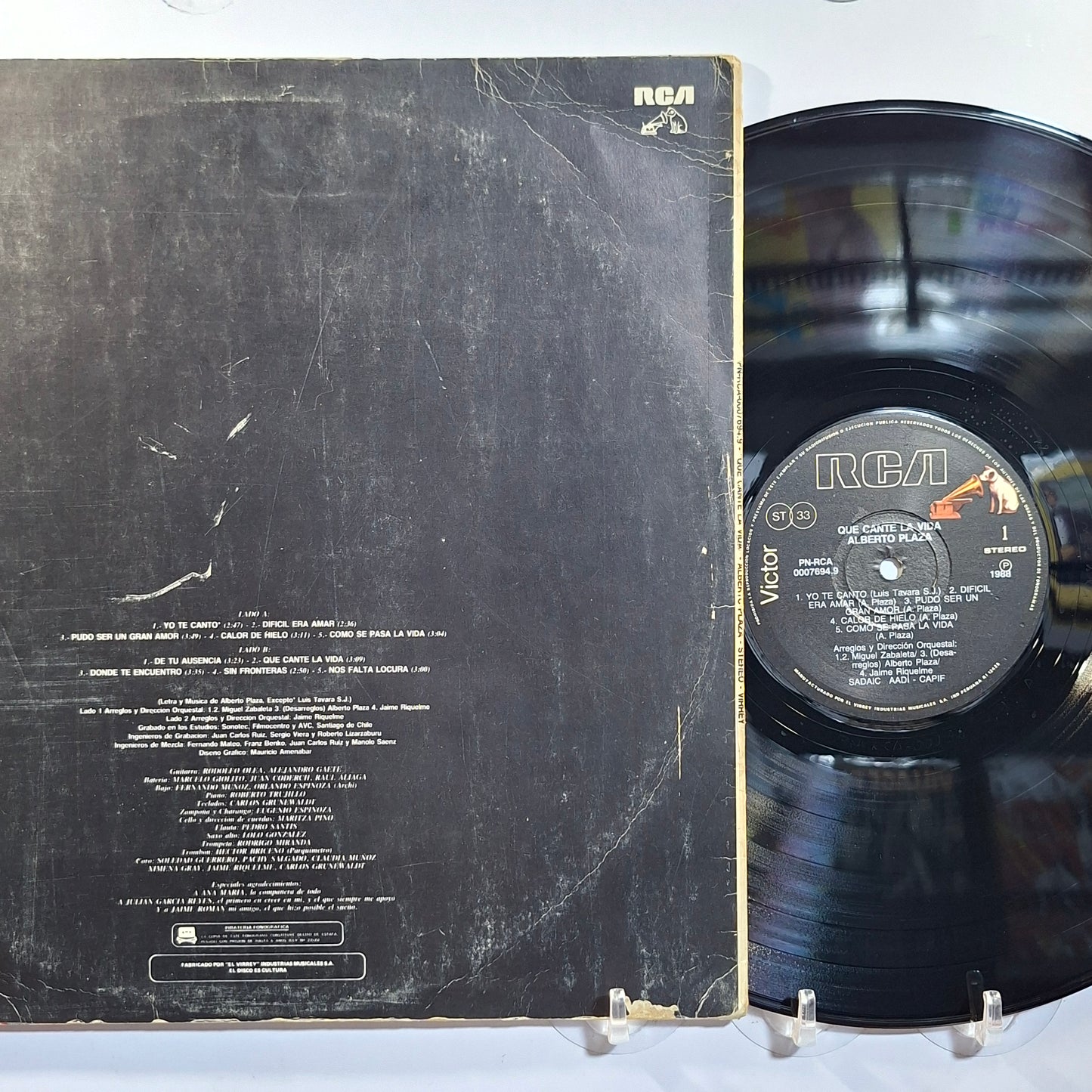 lp alberto plaza que cante la vida made peru 1988 latin pop