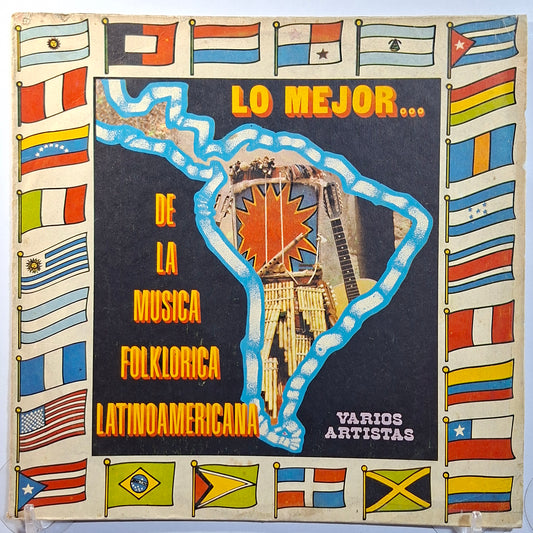 lp Lo Mejor de la Musica Folklorica LatinoAmericana Los Humahuaquenos Los Uros Paja Brava varios made peru 1980 latin folk