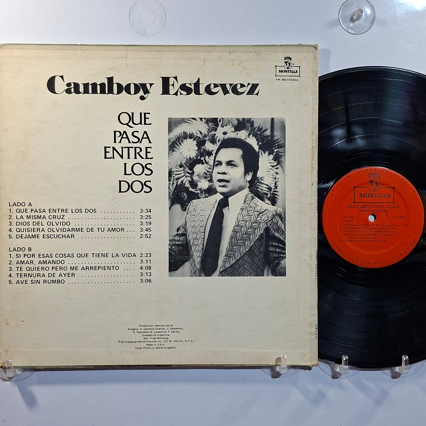 lp Camboy Estevez Que Pasa Entre Los Dos made usa 1973 latin bolero