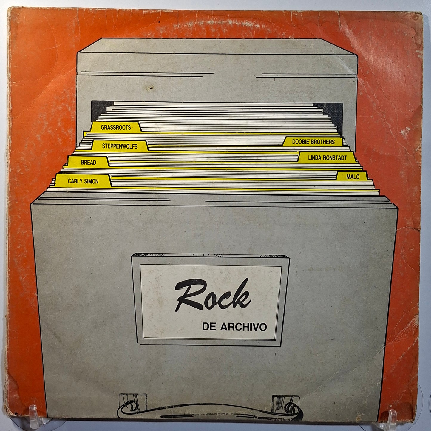 lp rock de archivo strawberry alarm clocks steppenwolfs doobie brothers varios made peru 1988 rock
