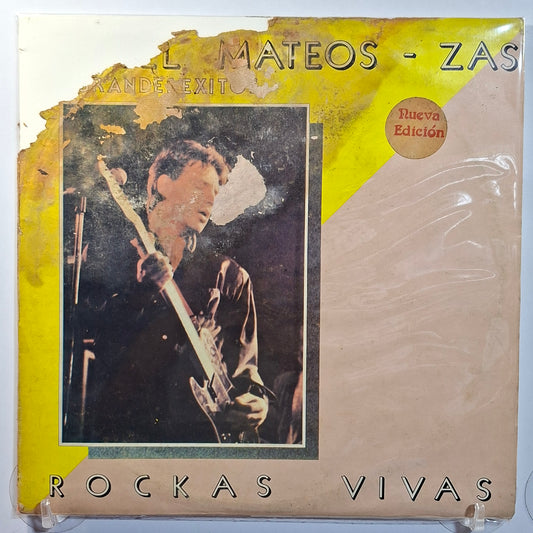 lp Miguel Mateos Zas Rockas Vivas made peru 1986 latin rock