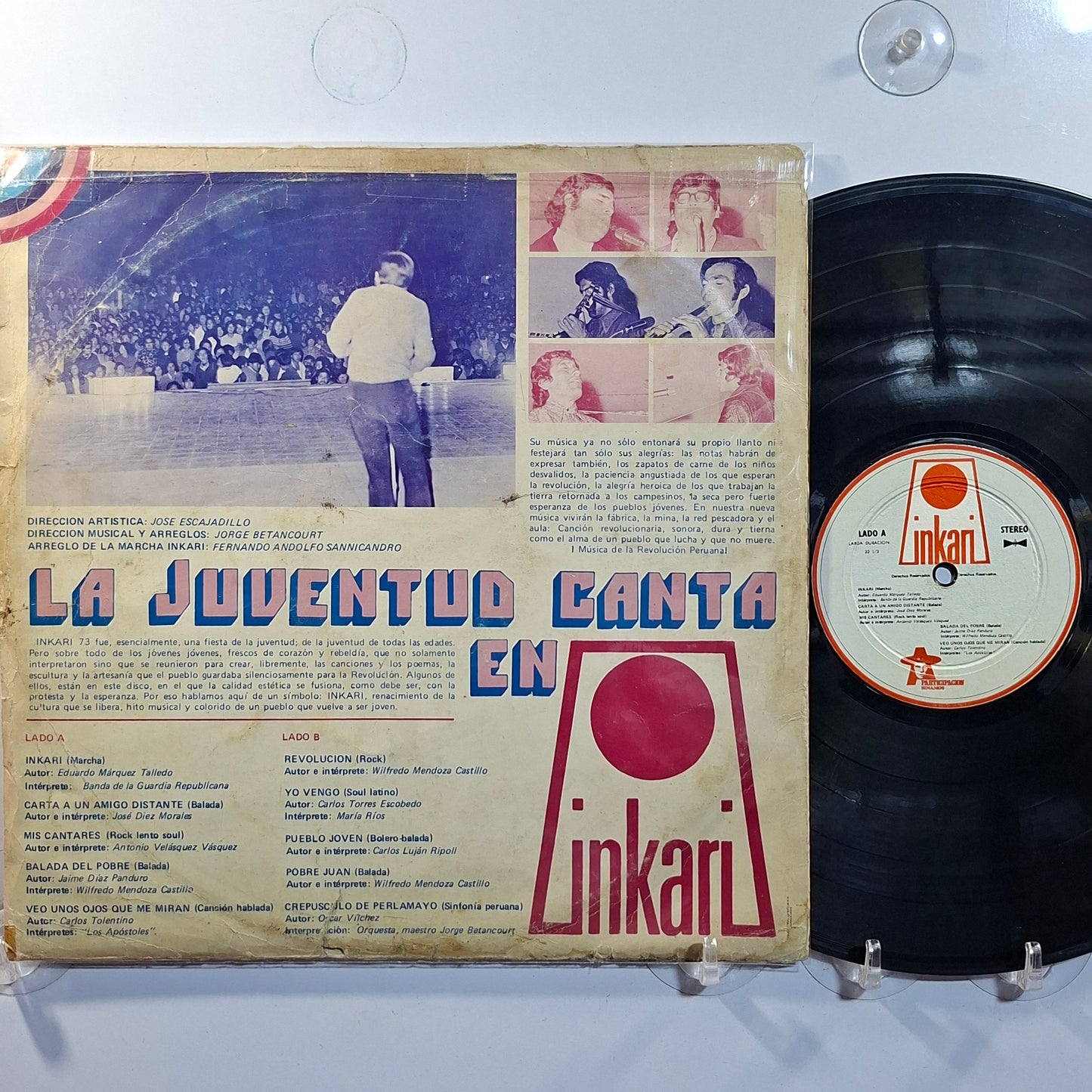 lp la Juventud Canta En inkari balada del pobre revolucion pueblo joven varios made peru 1977 latin protesta folk
