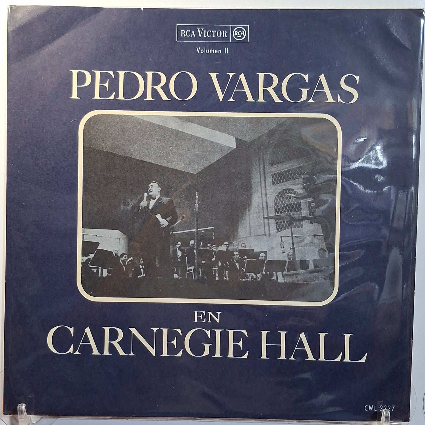 lp Pedro Vargas Pedro Vargas En El Carnegie Hall vol 2 made chile 1964 ranchera folk