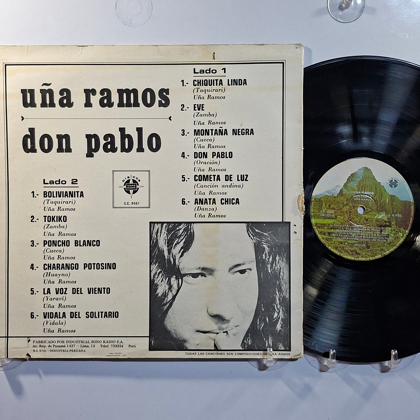 lp Uña Ramos Don Pablo made peru 1977 andean folk
