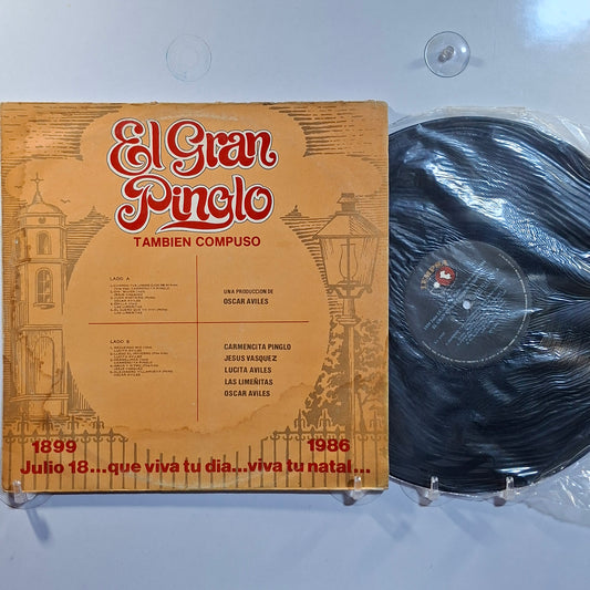 lp Oscar Aviles El Gran Pinglo Tambien Compuso made peru 1986 sellado criollo folk