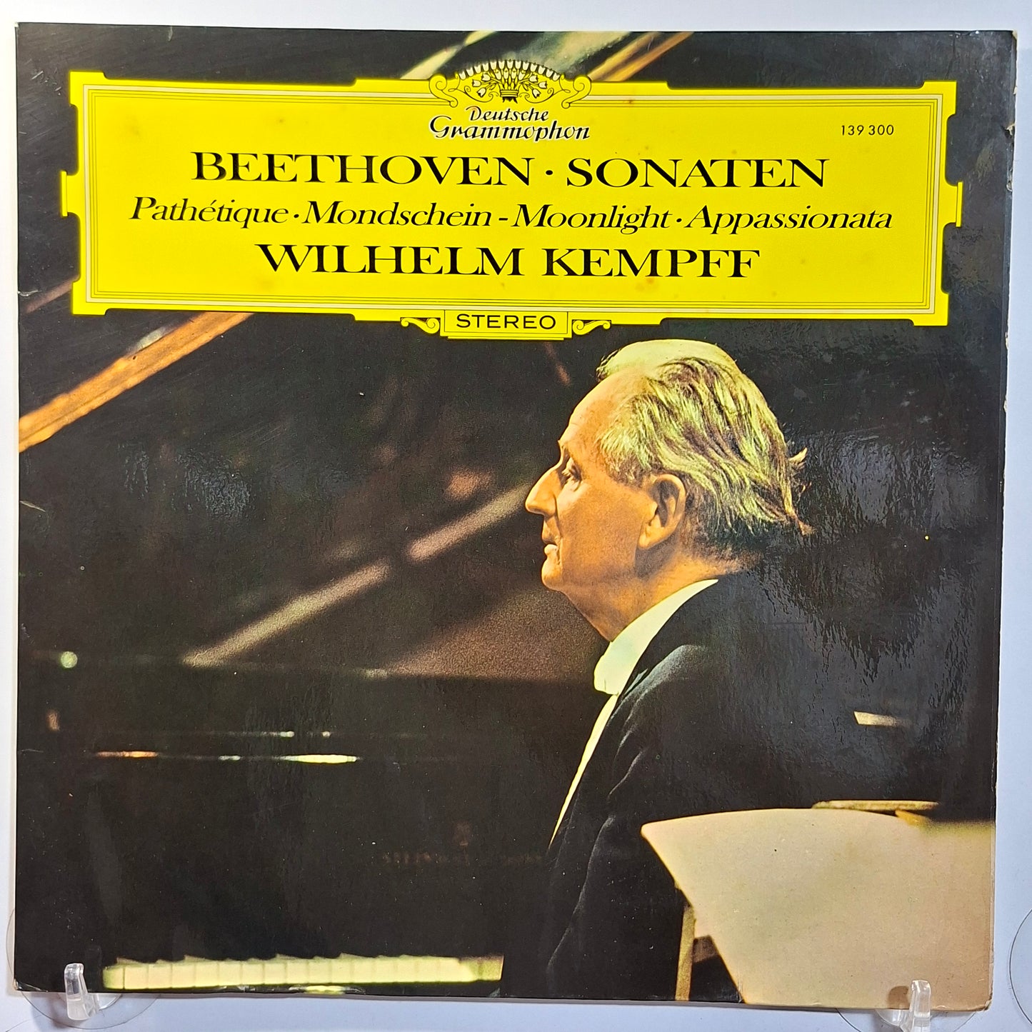 lp Wilhelm Kempff Beethoven Sonaten Pathétique / Mondschein / Moonlight / Appassionata made alemania 1978 clasico