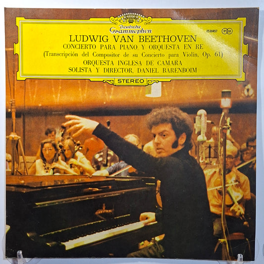 lp Daniel Barenboim Beethoven Piano Concerto In D Major Ubertragung Des Violinkonzertes Op 61 made colombia 1978 clasico