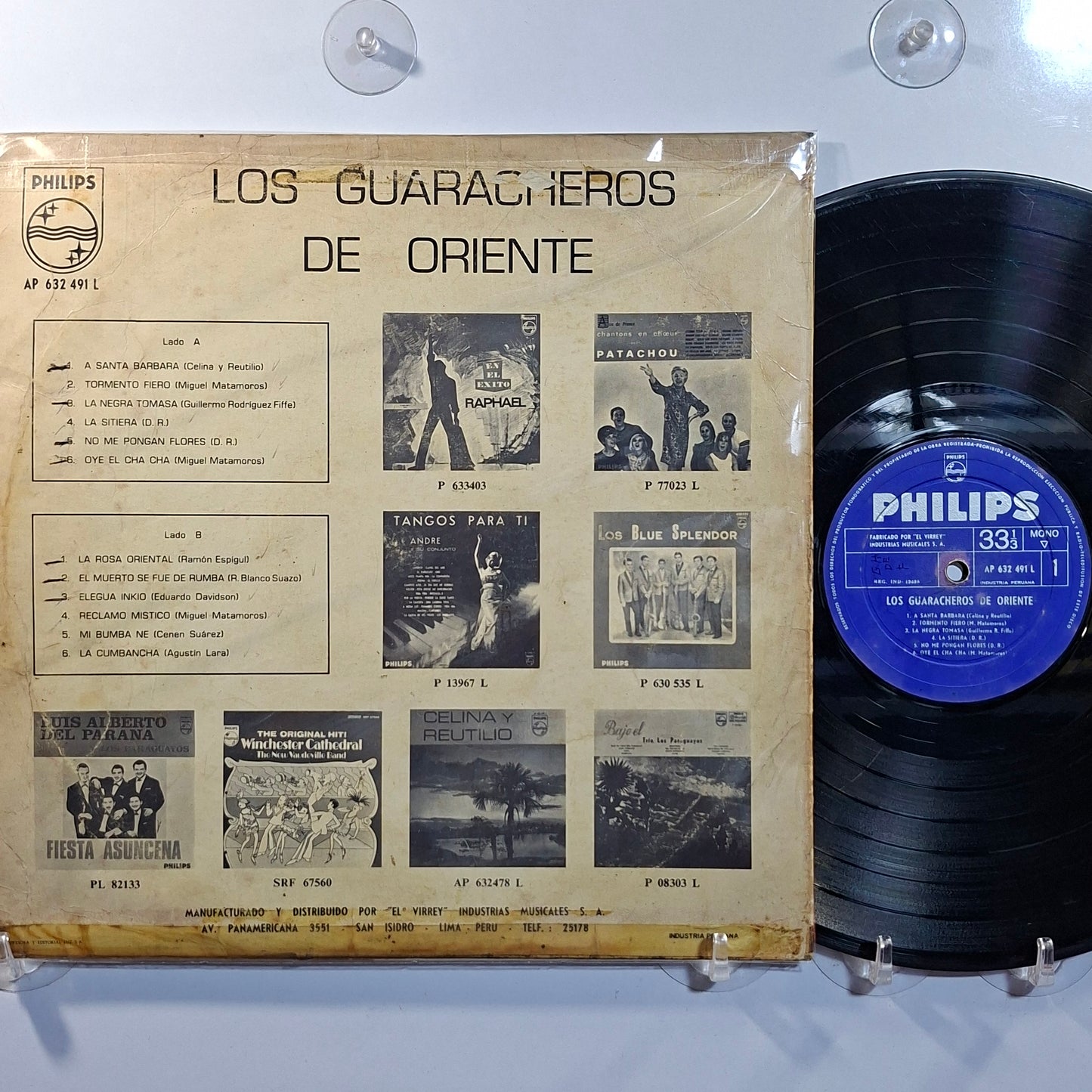 lp Los Guaracheros de Oriente vol 3 made peru 1965 latin guaracha