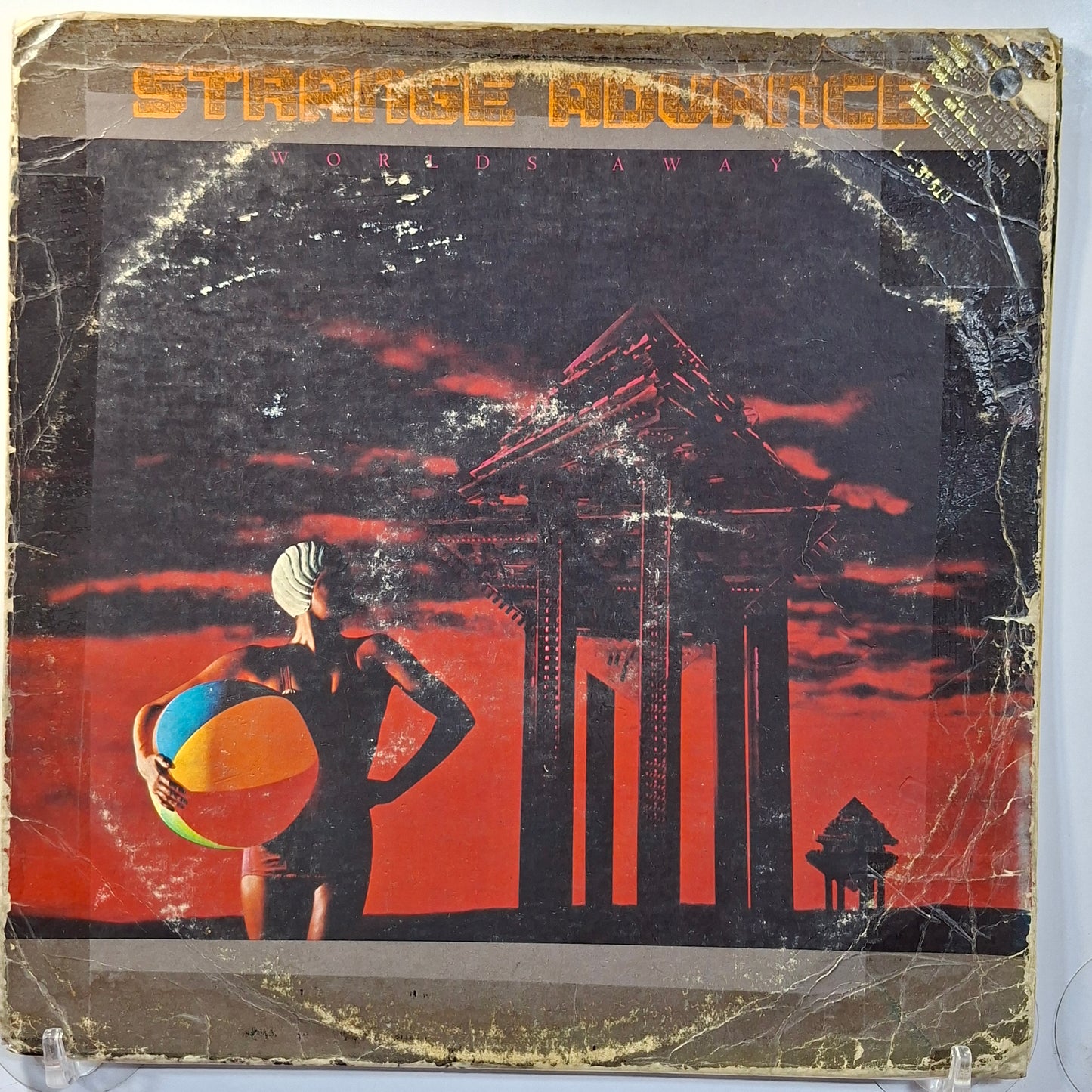 lp Strange Advance Worlds Away made usa 1982 New Wave Pop Rock