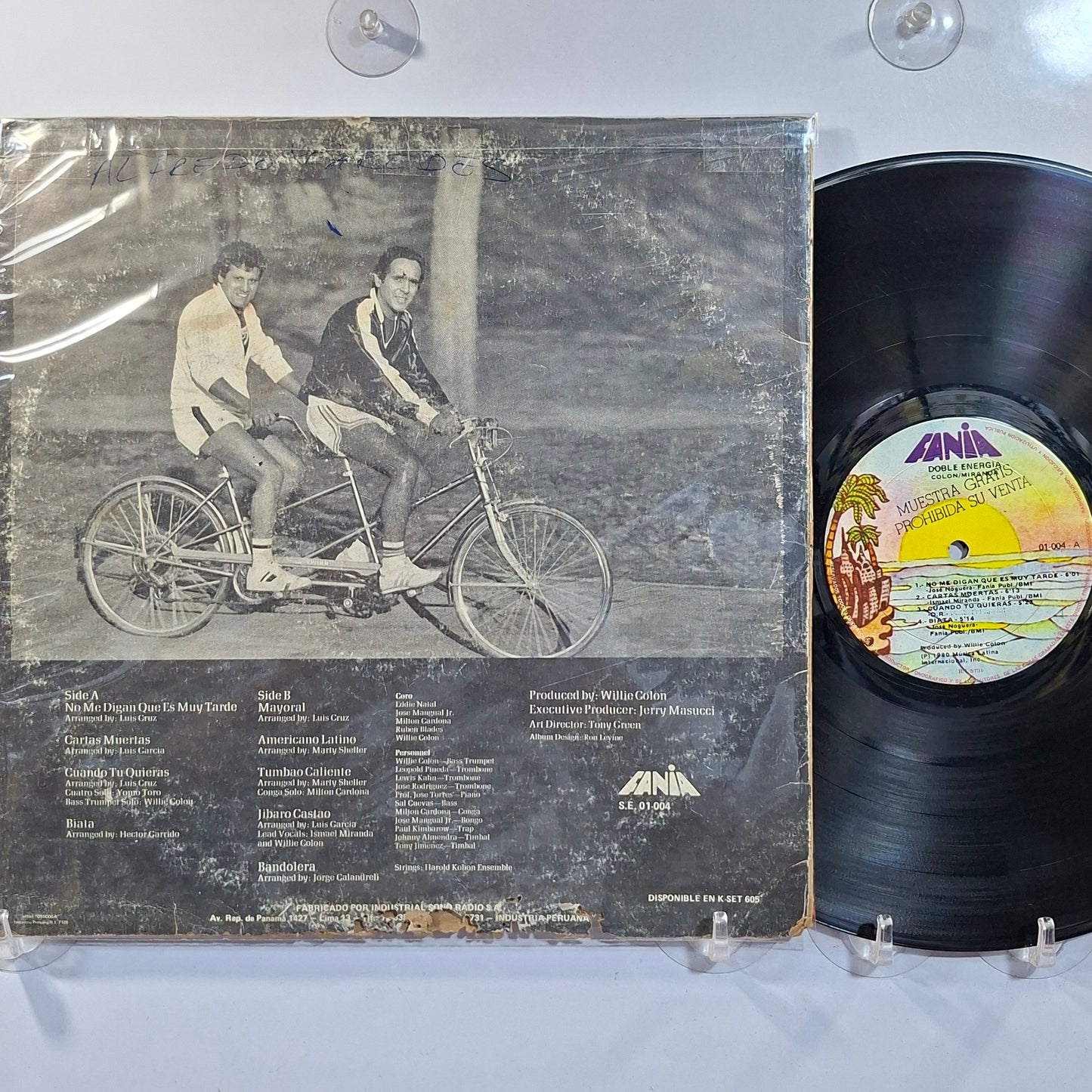 lp Colon y Miranda Doble Energia made peru 1980 salsa