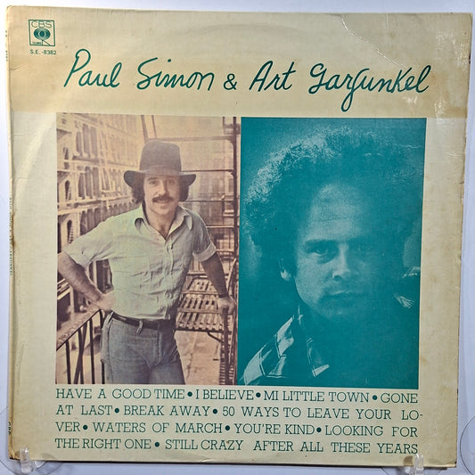 lp Simon & Garfunkel Paul Simon & Art Garfunkel made peru 1975 rock