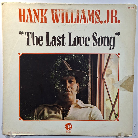 lp Hank Williams Jr The Last Love Song made usa 1974 country folk