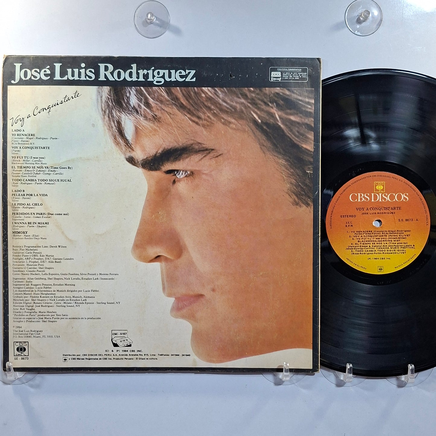 lp Jose Luis Rodriguez Voy A Conquistarte made peru 1984 latin pop