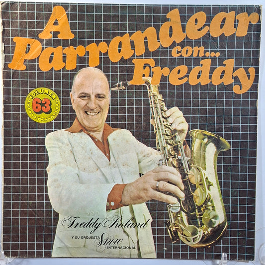 lp Freddy Roland A Parrandear Con Freddy made peru 1986 salsa merengue cumbia