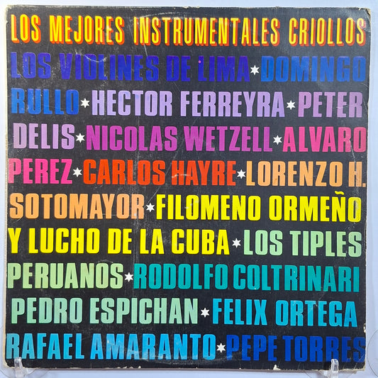 lp los mejores instrumentales criollos los violines de lima lucho de la cuba varios made peru 1984 criollo folk