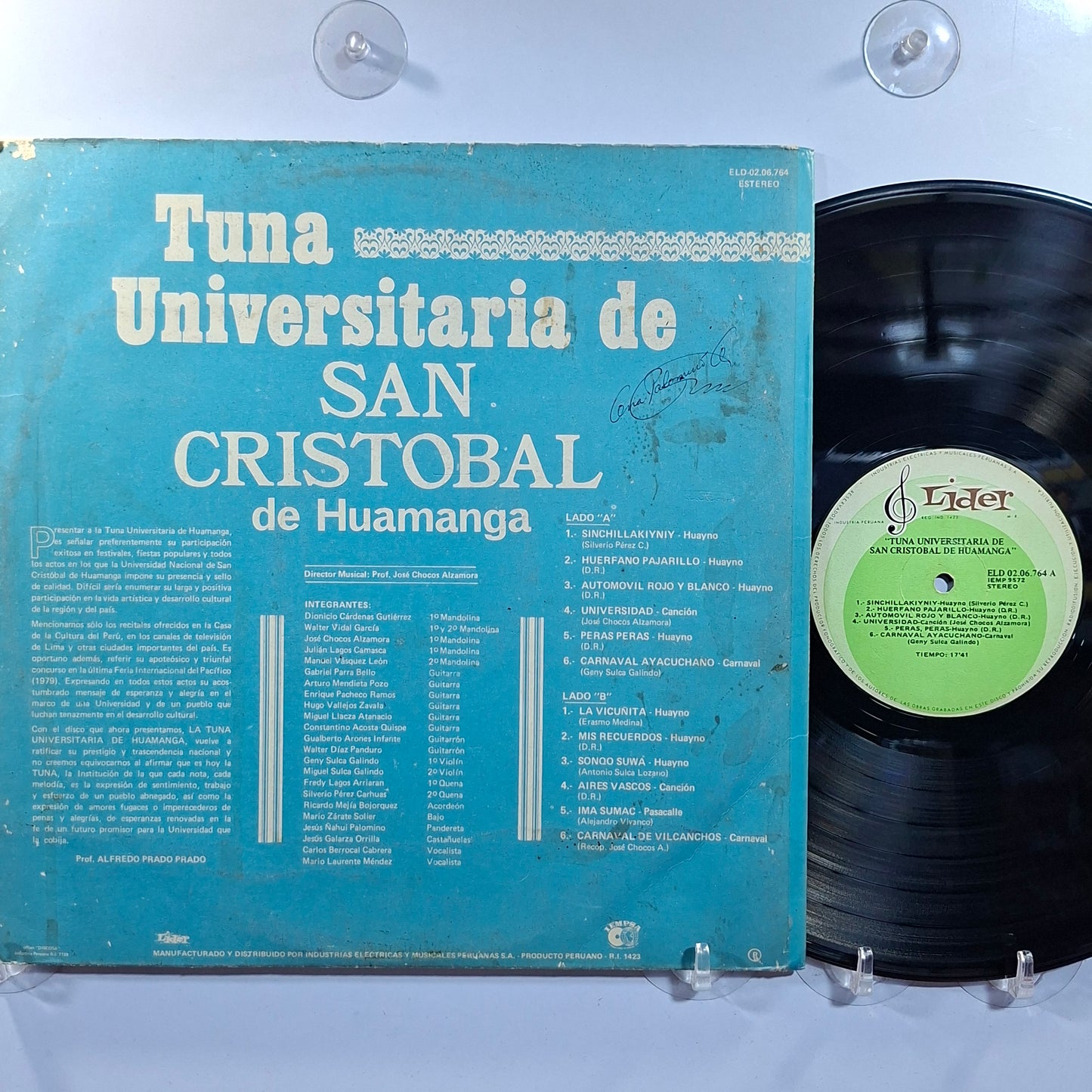 lp Tuna Universitaria de San Cristobal de Huamanga made peru 1979 huayno folk