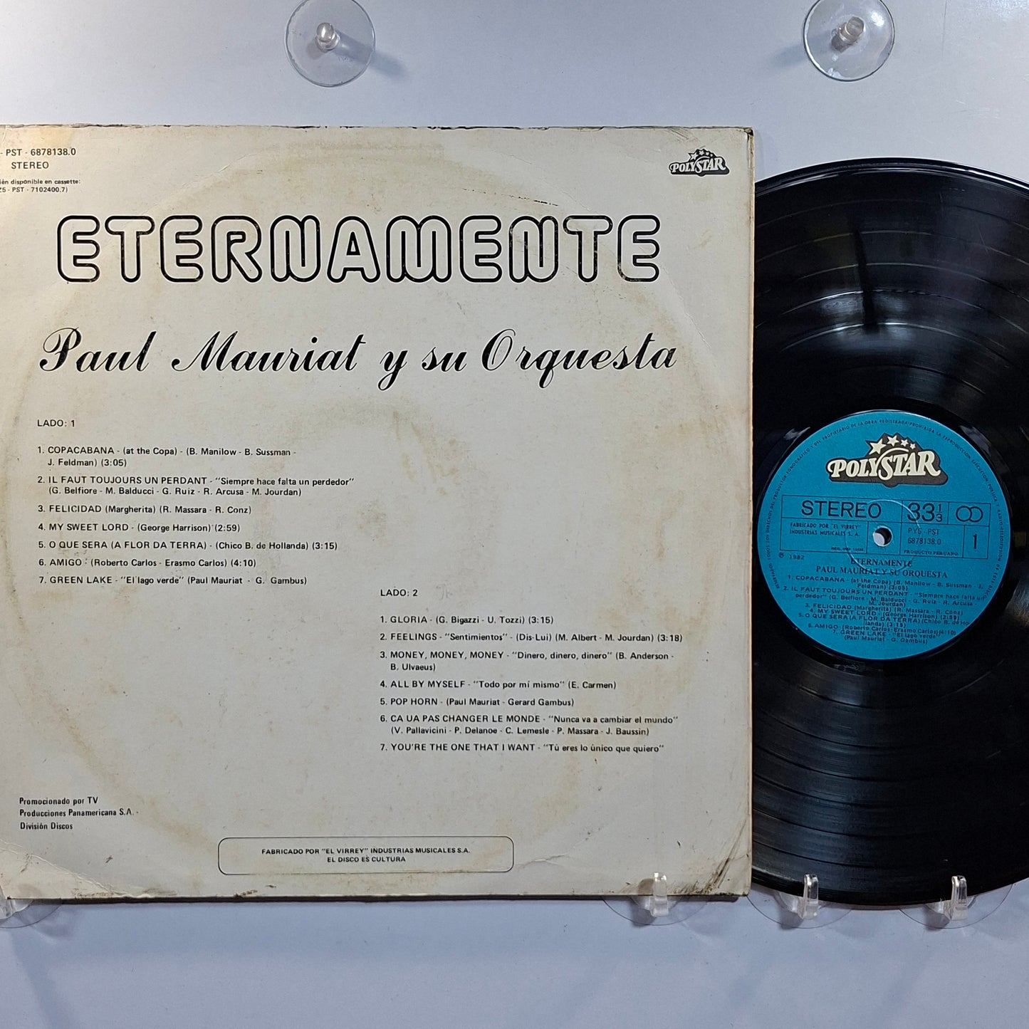 lp Paul Mauriat Eternamente made peru 1982 instrumental