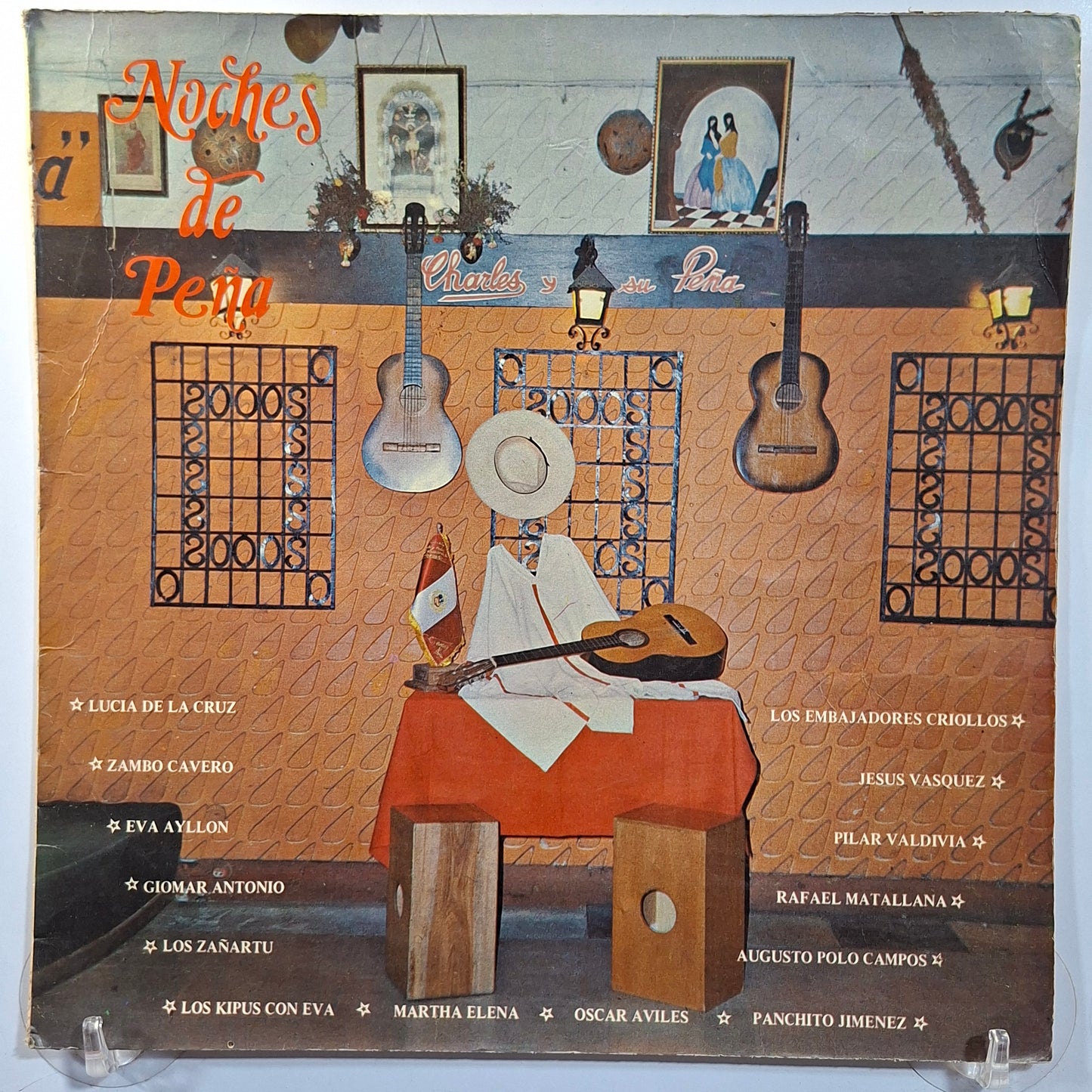 lp Noches De Peña Lucia De La Cruz Jesus Vasquez Lucia De La Cruz varios made peru 1981 criollo folk