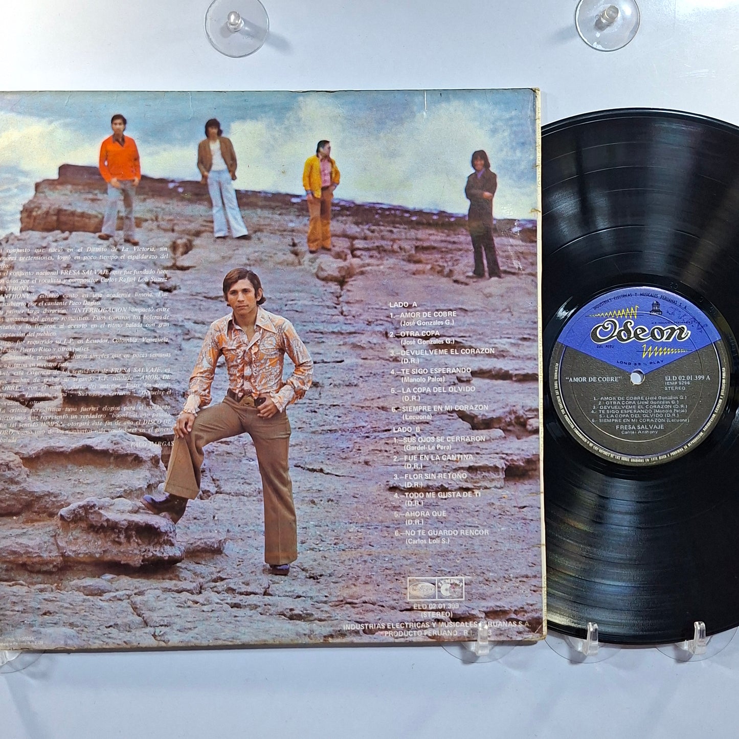 lp Fresa Salvaje Amor de Cobre made peru 1976 latin pop