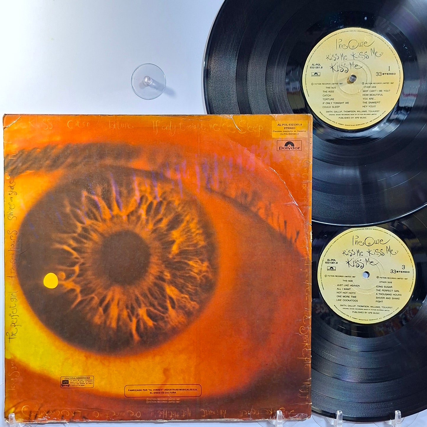x2 lp The Cure Kiss Me Kiss Me Kiss Me made peru 1987 new wave rock