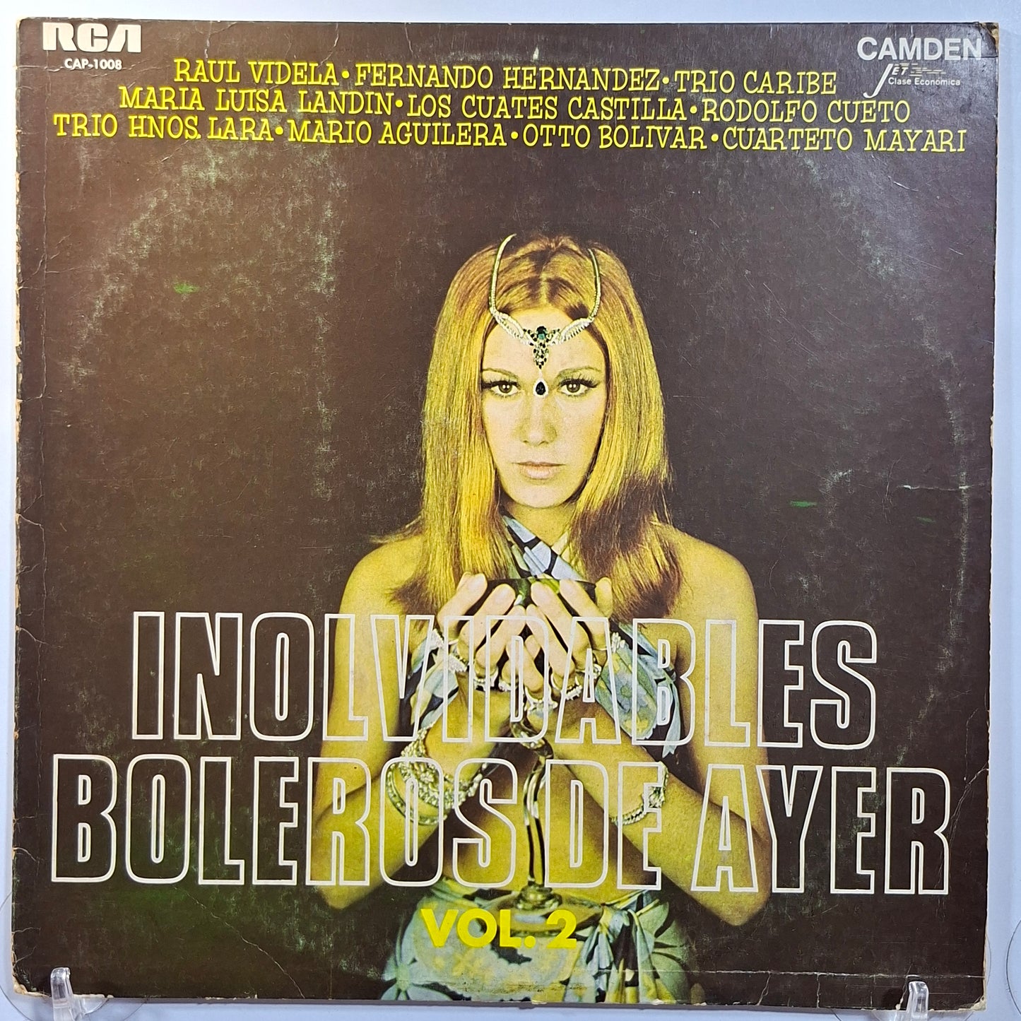 lp Inolvidables Boleros del Ayer Vol 2 raul videla mario aguilera rodolfo cueto varios made Peru 1980 latin bolero
