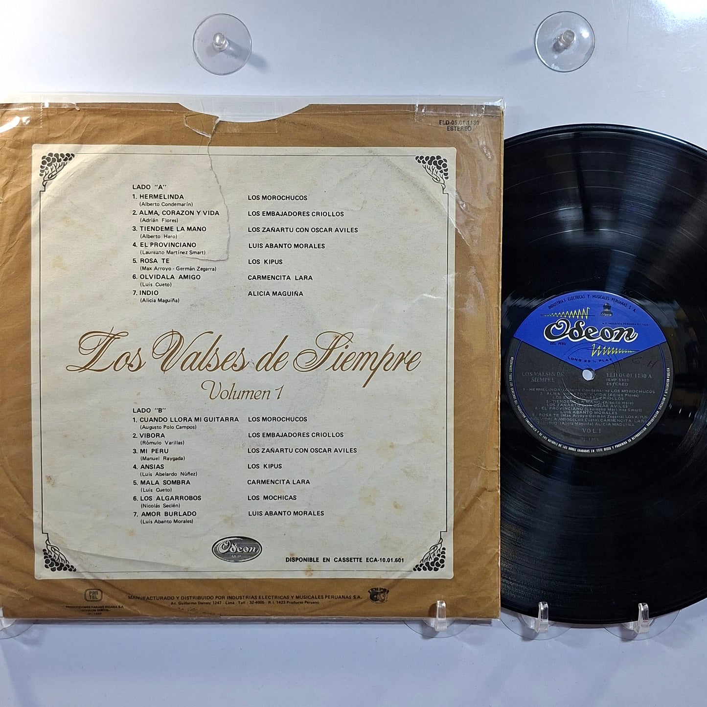 lp Los Valses De Siempre Volumen 1 Carmencita Lara Los Morochucos Alicia Maguiña made Peru 1984 criollo folk