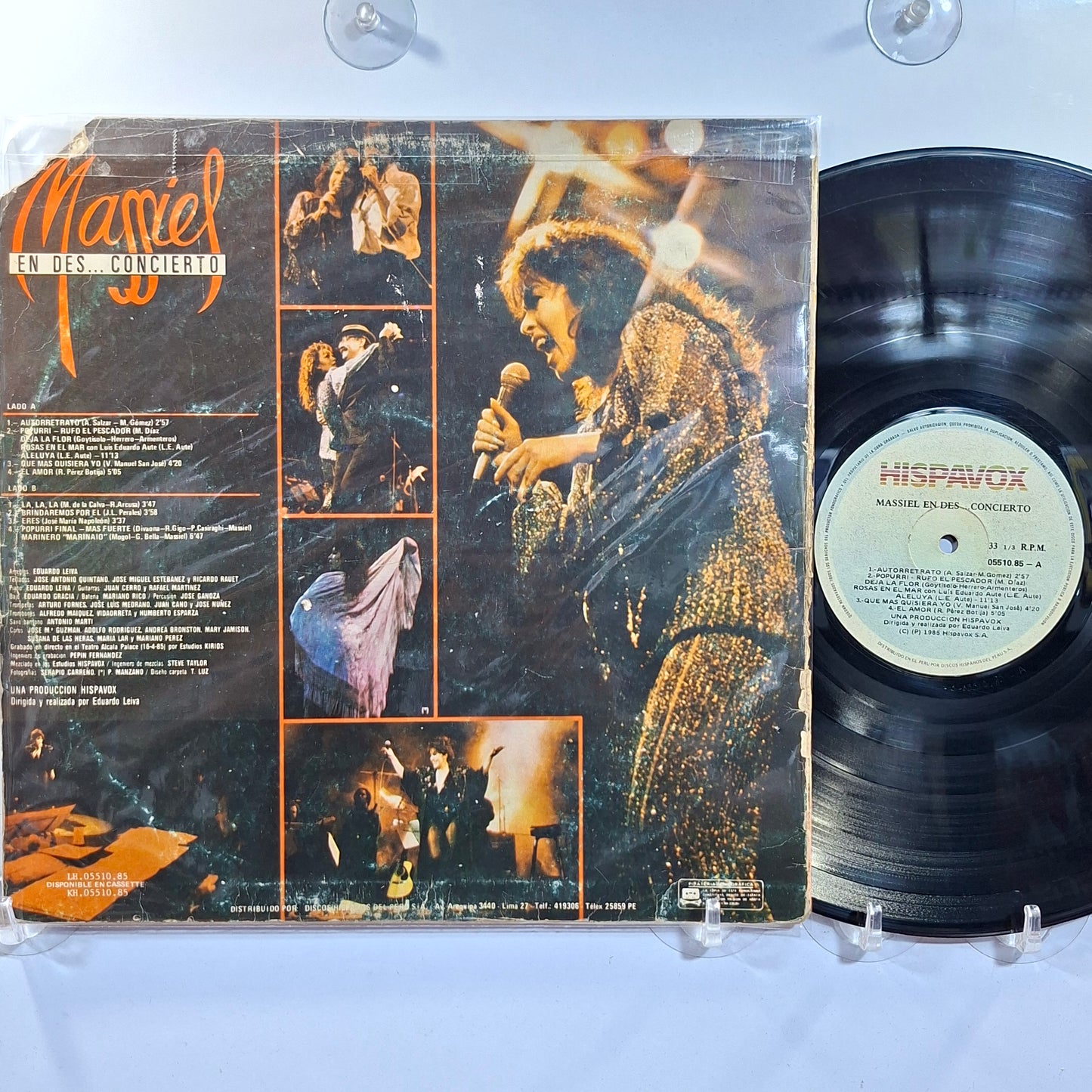 lp Massiel Massiel en Des...Concierto made Peru 1985 latin pop
