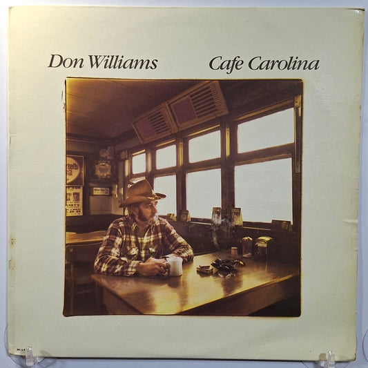 lp Don Williams Cafe Carolina made canada 1985 con insert country folk