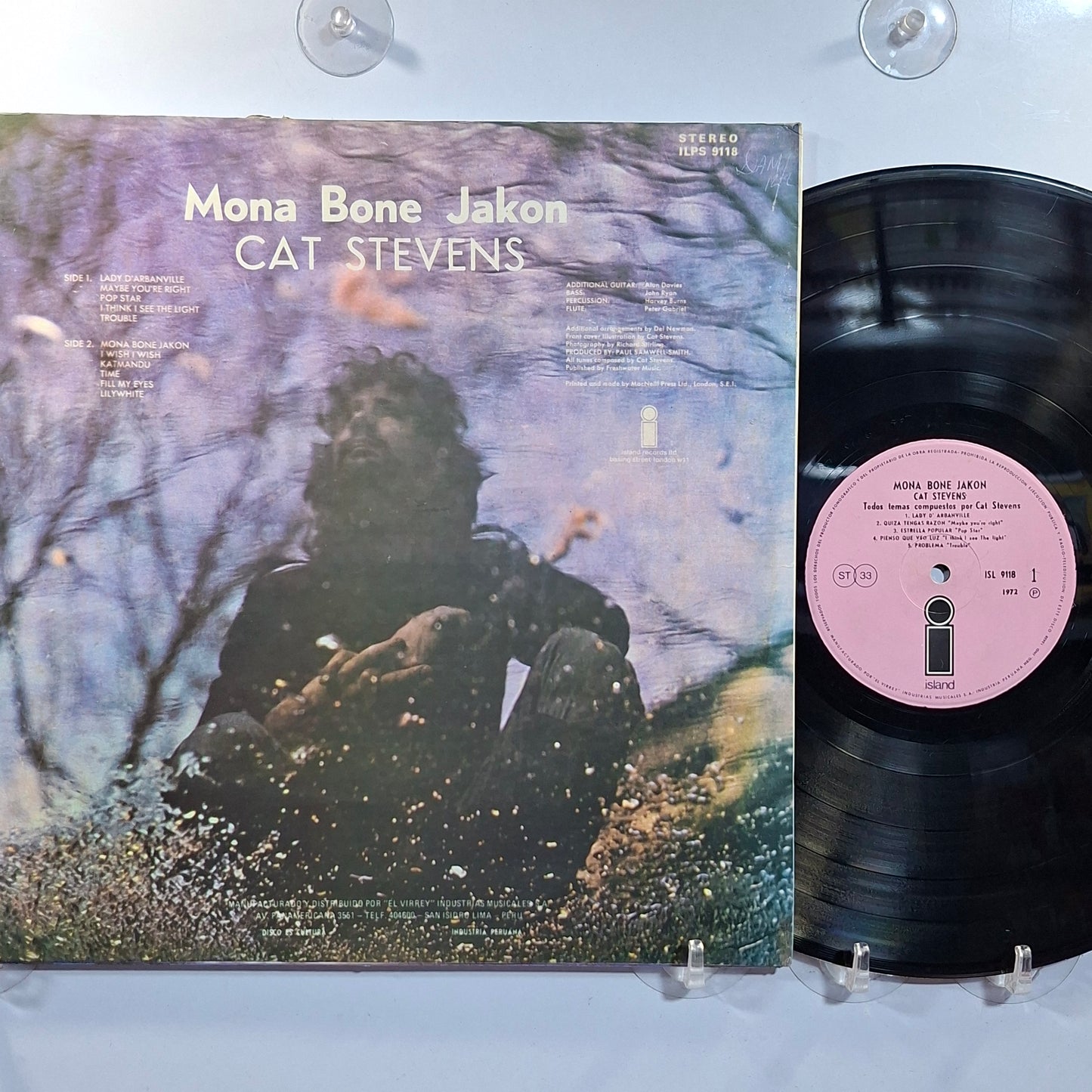 lp Cat Stevens Mona Bone Jakon made peru 1972 pop rock