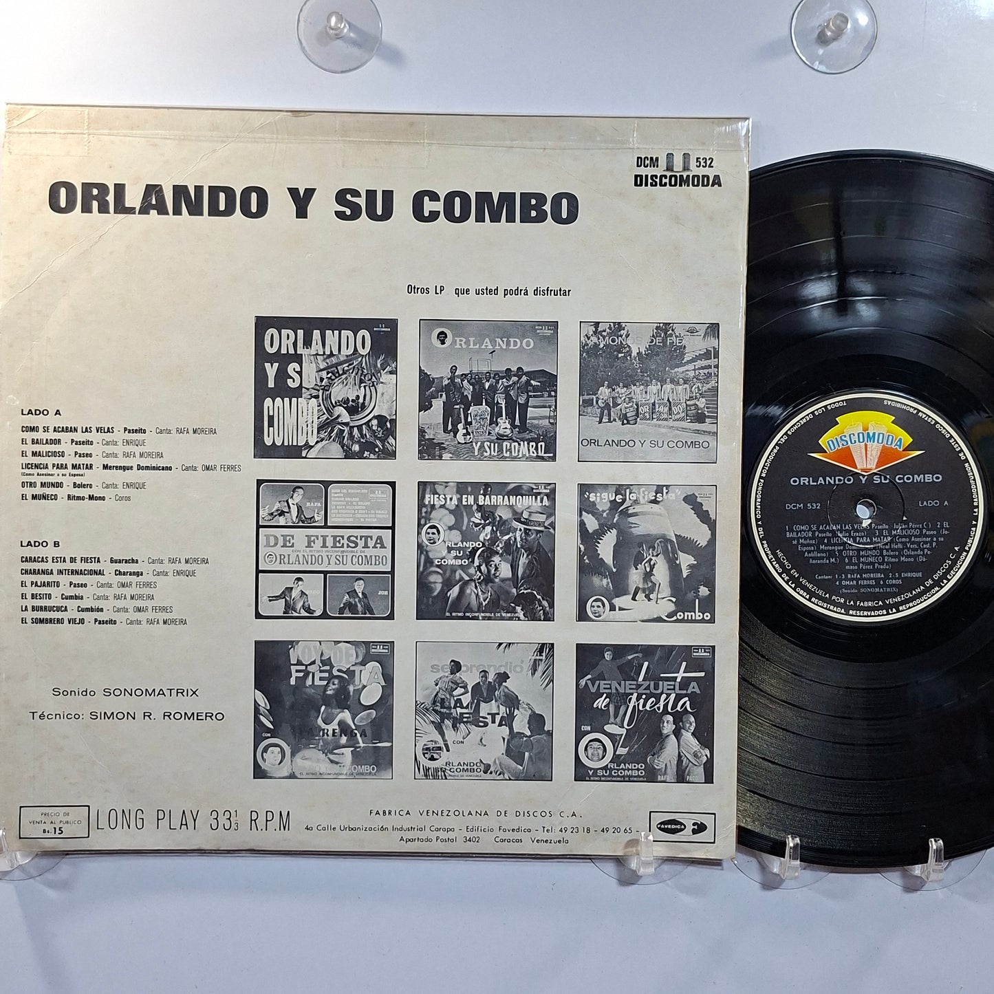 lp Orlando y Su Combo El Ritmo Inconfundible De Venezuela made venezuela 1967 latin charanga