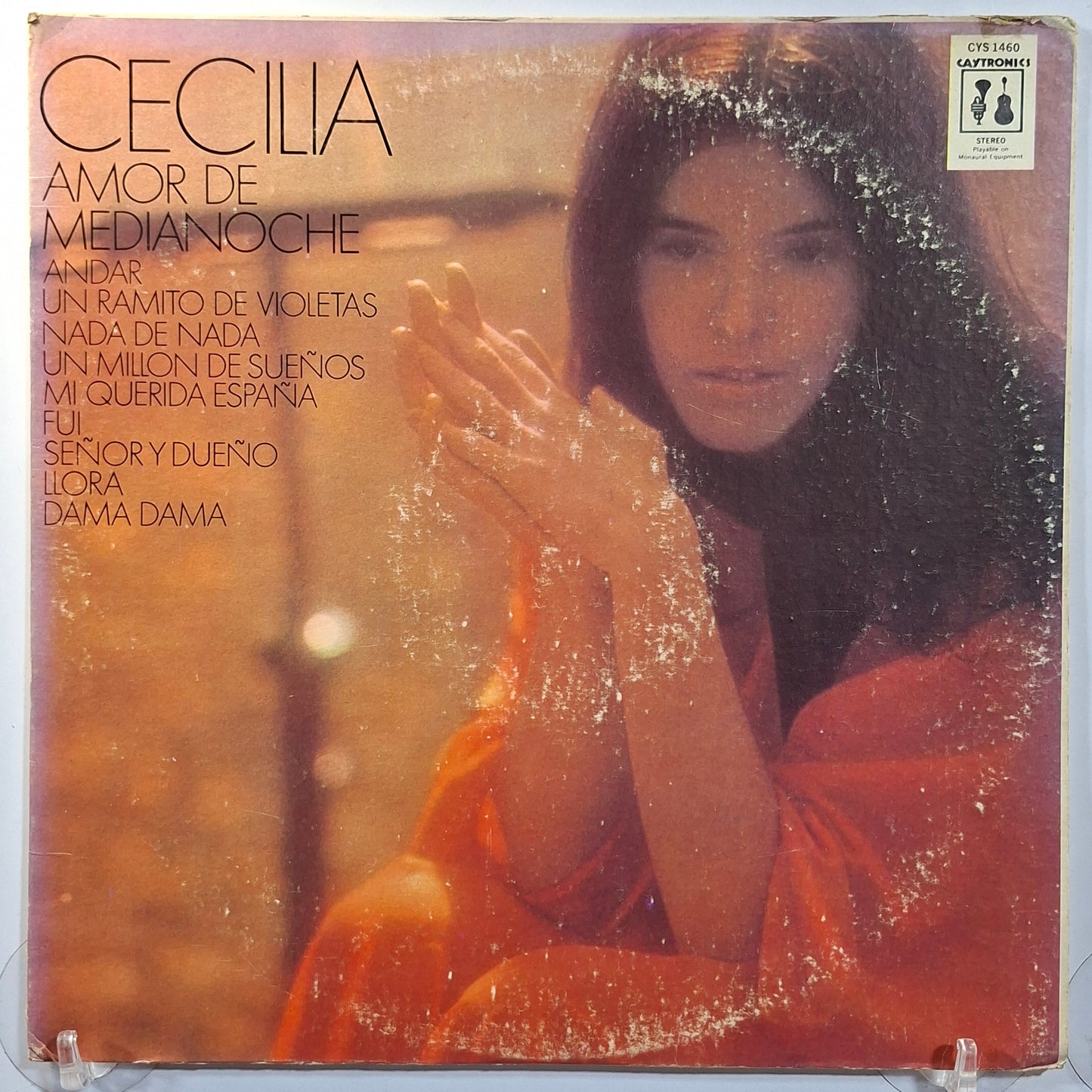 lp Cecilia Amor De Medianoche made españa 1975 latin pop