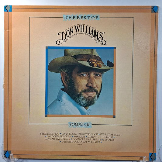 lp Don Williams Best Of Don Williams Volume 3 made canada 1984 country folk