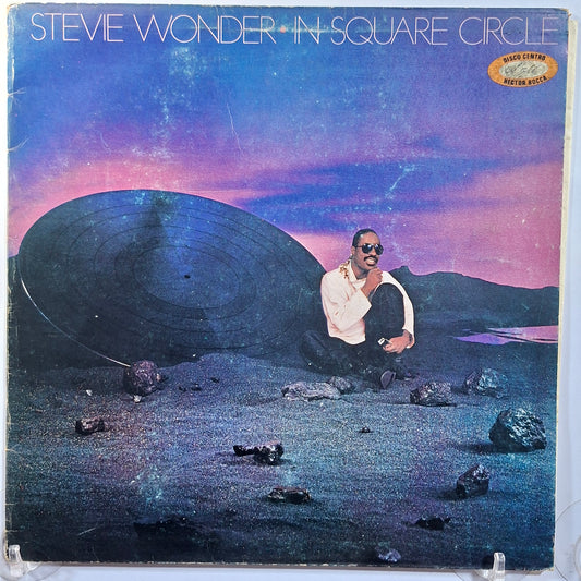 lp Stevie Wonder In Square Circle made peru 1985 gatefold Synth pop