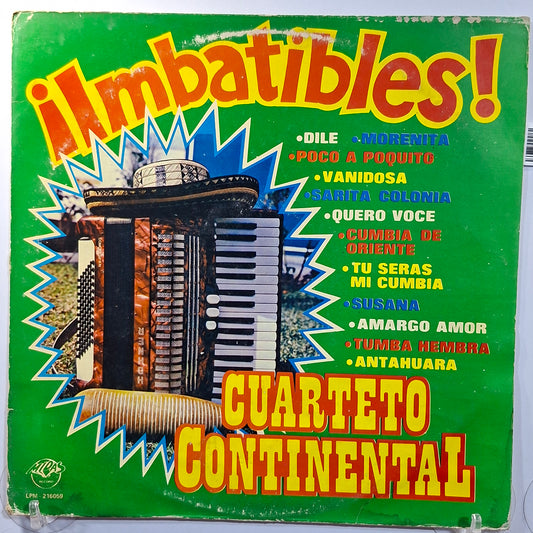 lp Cuarteto Continental Imbatibles made peru 1985 latin cumbia