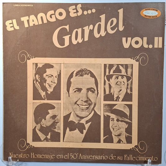 lp carlos gardel el tango es gardel vol 2 made peru 1985 tango folk