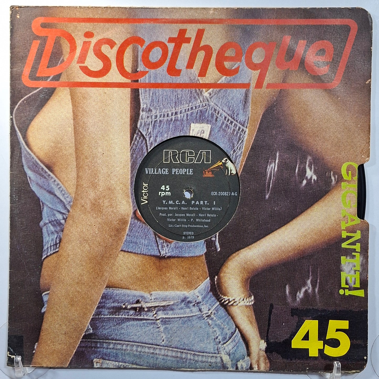 maxi single 12" Village People Y.M.C.A PART 1 / Y.M.C.A PART 2 made ecuador 1979 electronic soul disco