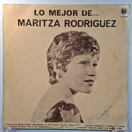 lp Maritza Rodriguez Lo Mejor De Maritza Rodriguez made peru 1982 criollo folk