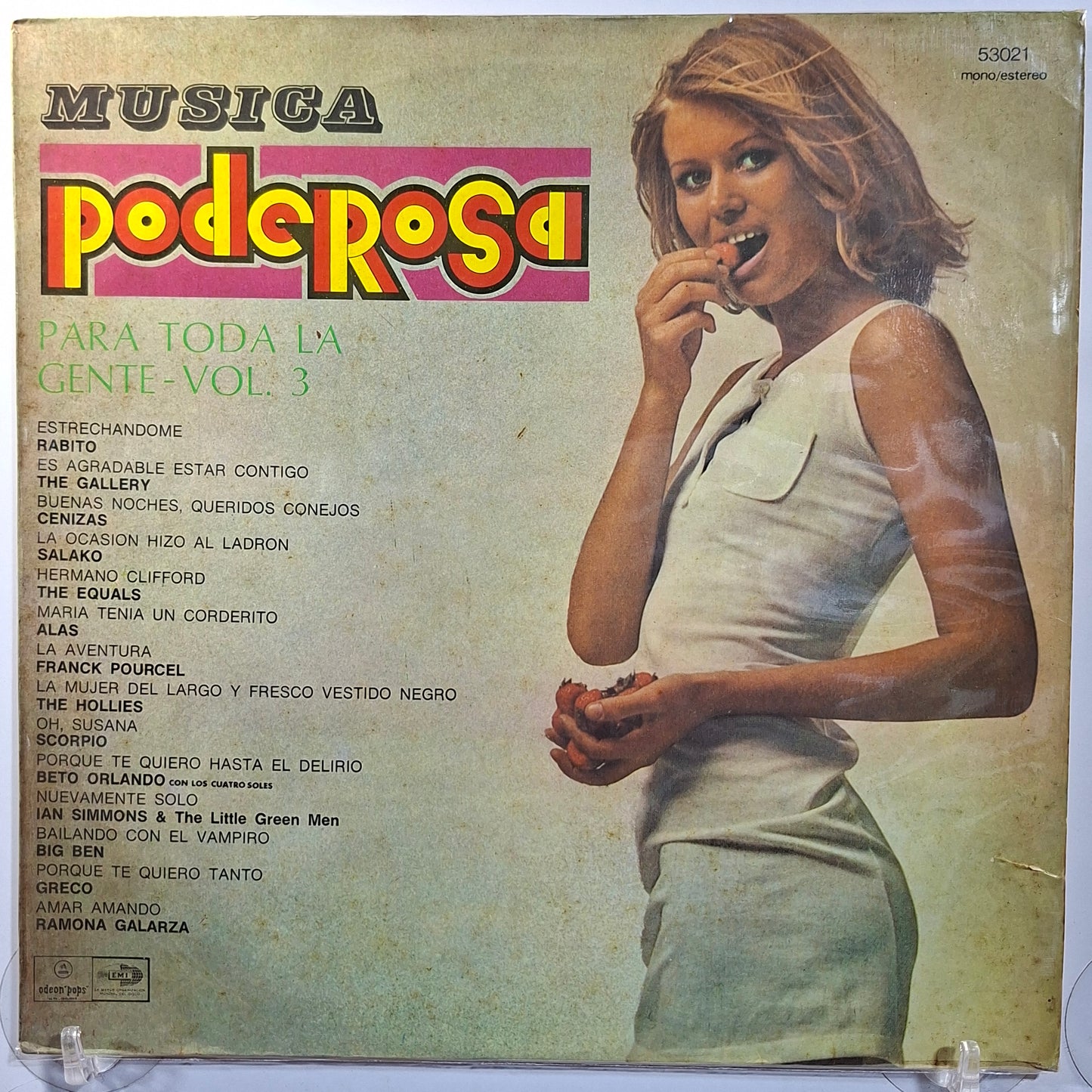 lp Musica Poderosa Para Toda La Gente Volumen 3 Rabito The Hollies Scorpio varios made argentina 1972 latin pop