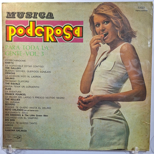 lp Musica Poderosa Para Toda La Gente Volumen 3 Rabito The Hollies Scorpio varios made argentina 1972 latin pop