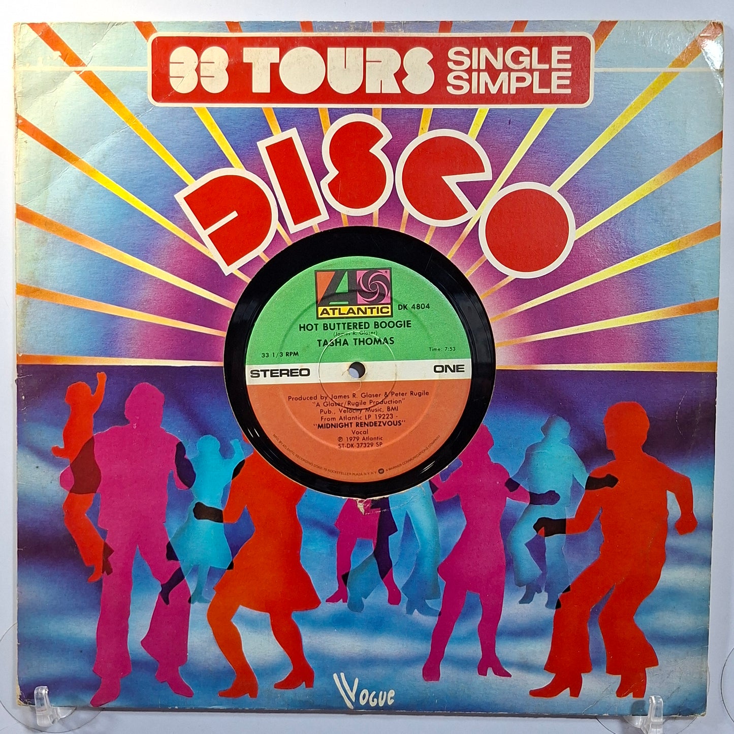 maxi single 12" Tasha Thomas Hot Buttered Boogie / Midnight Rendezvous made usa 1979 funk soul disco